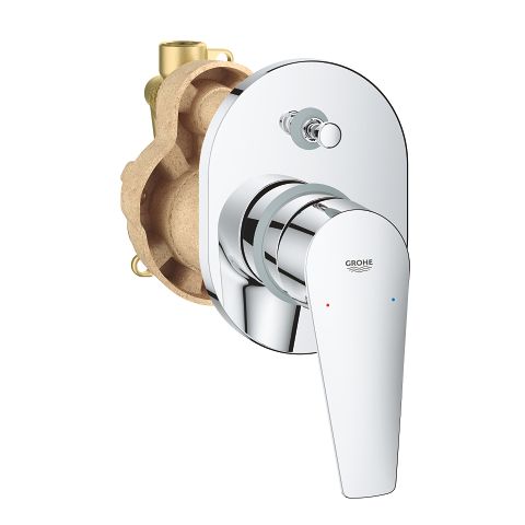 GROHE BAUEDGE SINGLE-LEVER BATH MIXER | CHROME