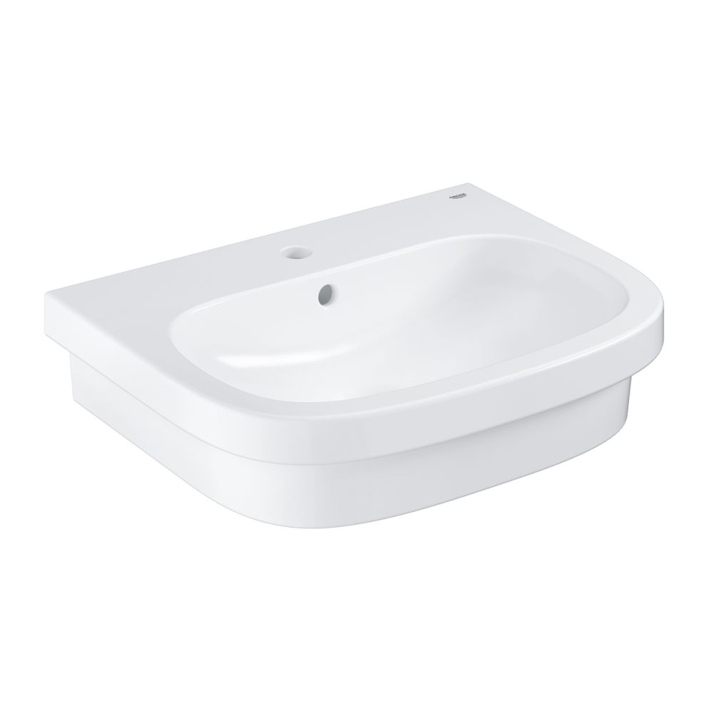 GROHE EURO CERAMIC COUNTER TOP BASIN 60 | ALPINE WHITE, 600MM X 480MM
