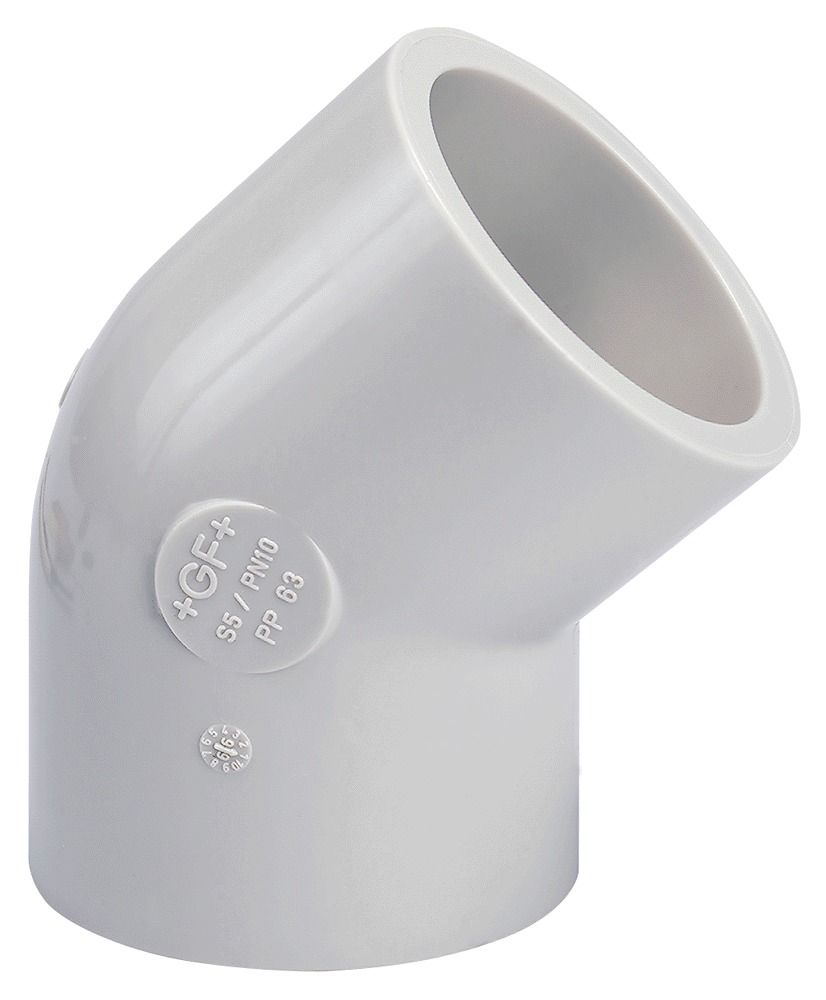 PP-H ELBOW 45DEG B/F SDR11 160MM