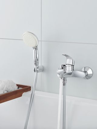 GROHE TEMPESTA SYSTEM 200, SHOWER SYSTEM WITH DIVERTER 2 SPRAY | CHROME