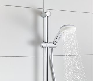 GROHE TEMPESTA SYSTEM 200, SHOWER SYSTEM WITH DIVERTER 2 SPRAY | CHROME