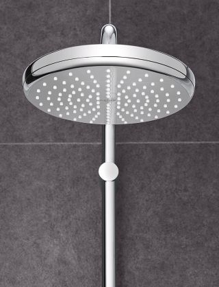 GROHE TEMPESTA SYSTEM 200, SHOWER SYSTEM WITH DIVERTER 2 SPRAY | CHROME