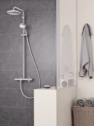 GROHE TEMPESTA 100 SHOWER RAIL SET, 4 SPRAYS | CHROME - ALTERNATIVE: GH28436002