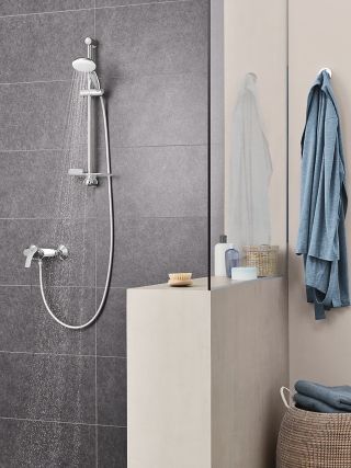 GROHE TEMPESTA 100 SHOWER RAIL SET, 4 SPRAYS | CHROME - ALTERNATIVE: GH28436002