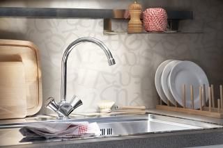 GROHE COSTA L WALL SINK MIXER | CHROME 1/2 IN