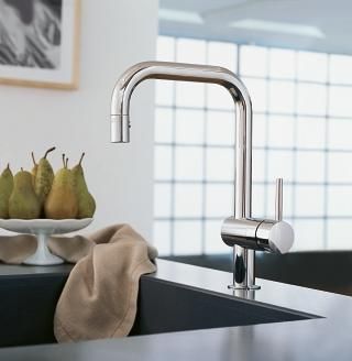 GROHE MINTA SINGLE-LEVER SINK MIXER, L-SPOUT | CHROME 1/2 IN