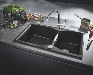 GROHE MINTA SINGLE-LEVER SINK MIXER, L-SPOUT | CHROME 1/2 IN