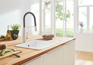 GROHE CONCETTO SINGLE-LEVER SINK MIXER 360 DEG SWIVEL | 1/2 IN | CHROME