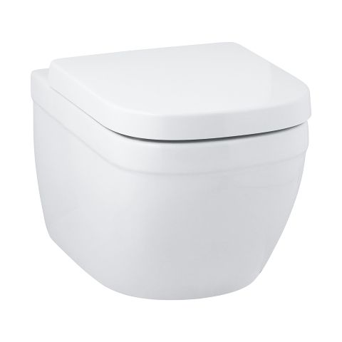 GROHE EURO CERAMIC WALL HUNG WC, RIMLESS | ALPINE WHITE
