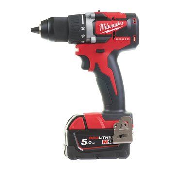 MILWAUKEE M18 COMPACT BRUSHLESS DRILL DRIVER KIT | M18CBLDD-202C | 2 X 2.0 AH BAT + CHARGER + KITBOX