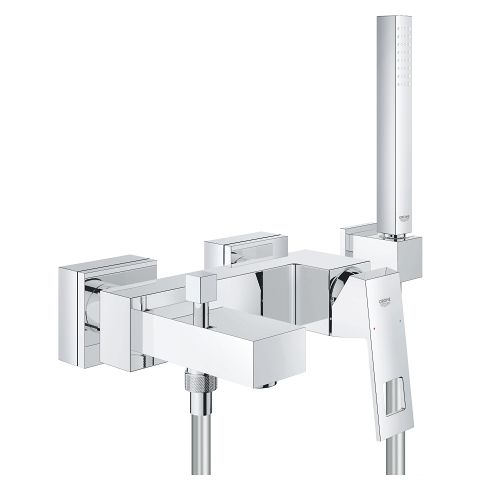 GROHE EUROCUBE 2-HOLE BASIN MIXER | CHROME S-SIZE