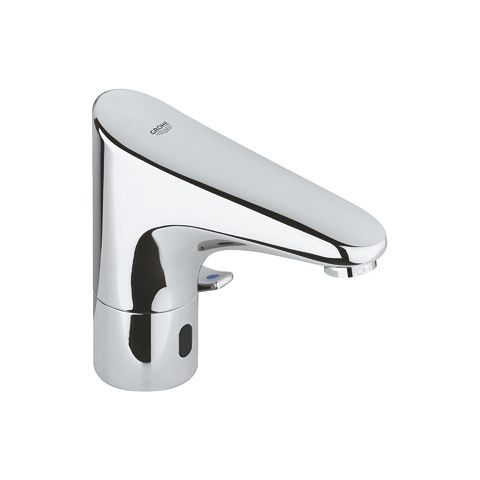 GROHE EUROPLUS E INFRA-RED BASIN MIXER WITH MIXING DEVICE & TEMPERATURE LIMITER | CHROME 1/2 IN