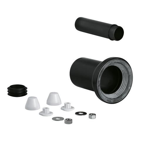 GROHE WC INLET AND OUTLET CONNECTING SET |BLACK