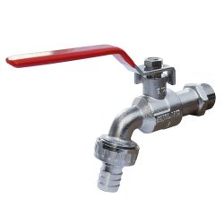 PEGLER CHROME PLATED BALL TYPE BIBTAP PB50 HU | 3/4 IN