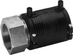 PE100 E/F TRANS. COUPLER PE/STEEL KIT FEMALE 40X11/4