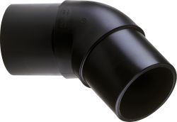 PE100 B/F ELBOW 45DEG SDR11 160MM