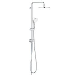 GROHE TEMPESTA SYSTEM 200, SHOWER SYSTEM WITH DIVERTER 2 SPRAY | CHROME