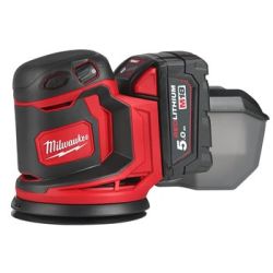 MILWAUKEE M18 BOS125-0 COMPACT 125 MM RANDOM ORBITAL SANDER [BARE-TOOL]