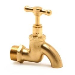 PEGLER LIGHT PATTERN BRASS BIBTAP 701S | 1/2 IN