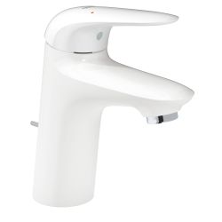 GROHE EUROSTYLE SINGLE-LEVER BASIN MIXER | MOON WHITE/CHROME S-SIZE 1/2 IN