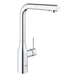 GROHE ESSENCE SINGLE LEVER SINK MIXER- L-SPOUT NEW OHM|1/2 IN|CHROME