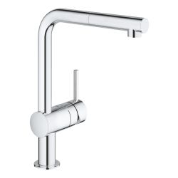GROHE MINTA SINGLE-LEVER SINK MIXER, L-SPOUT | CHROME 1/2 IN