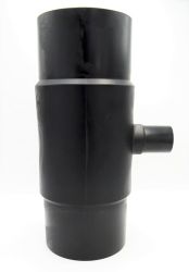 PE100 B/F REDUCING TEE SDR11 200X160MM