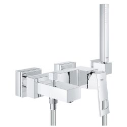 GROHE EUROCUBE 2-HOLE BASIN MIXER | CHROME S-SIZE