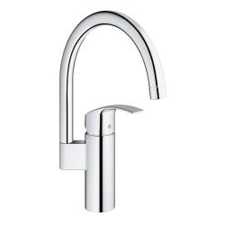 GROHE EUROSMART SINGLE-LEVER SINK MIXER, HIGH SPOUT | CHROME 1/2 IN