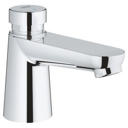 GROHE EUROECO COSMOPOLITAN T SELF-CLOSING PILLAR TAP | CHROME 1/2 IN - GH3626500F