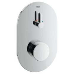 GROHE EUROSMART COSMOPOLITAN T SELF-CLOSING SHOWER MIXER + MIXING DEVICE & TEMPERATURE LIMITER |½ IN