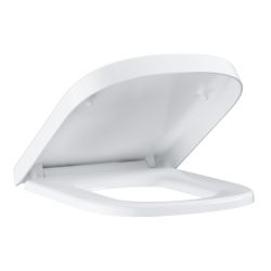 GROHE EURO CERAMIC WC SEAT, SOFT CLOSE WITH LID | ALPINE WHITE