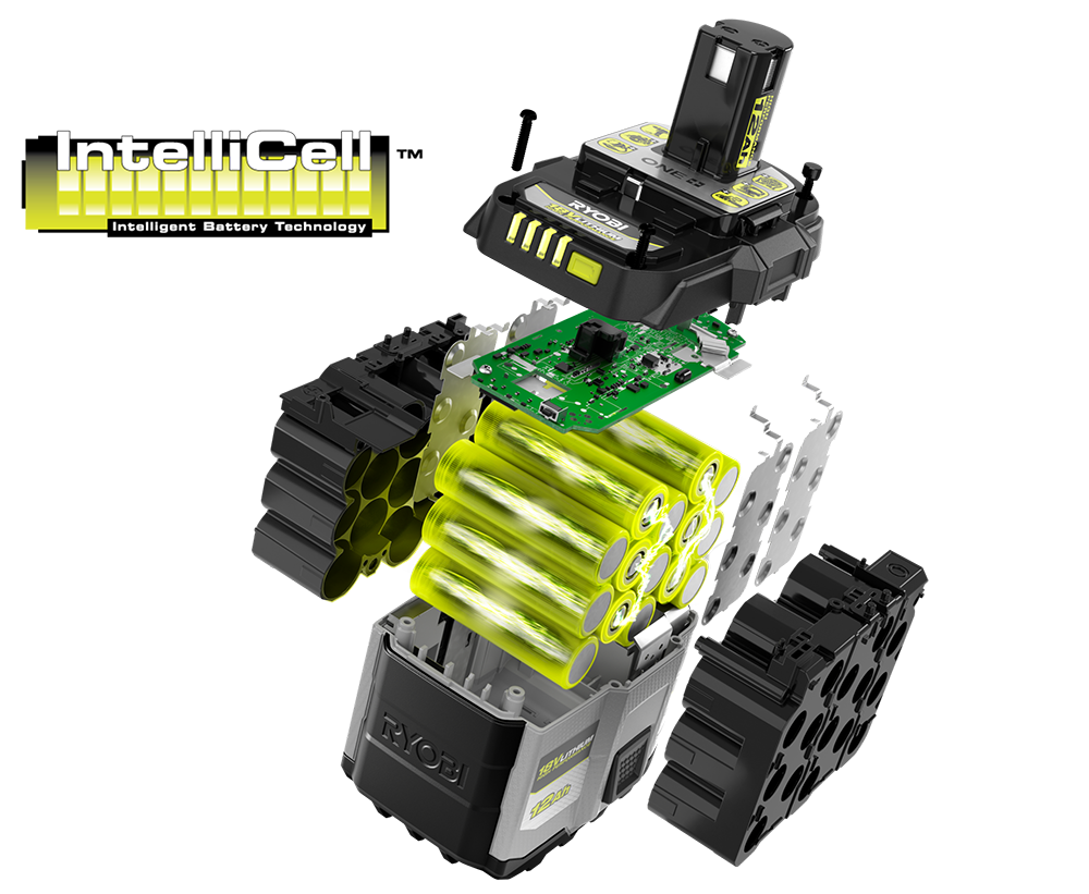 18V ONE+ Battery with IntelliCell Technology